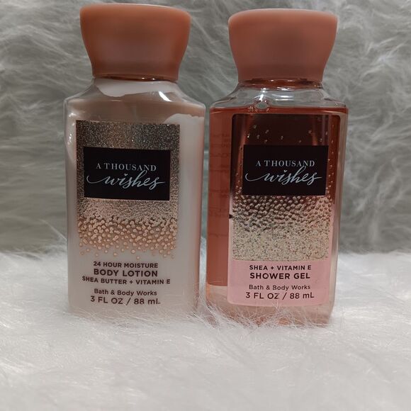 Bath and Body Works A Thousand Wishes shower gel lotion travel set - Picture 1 of 1